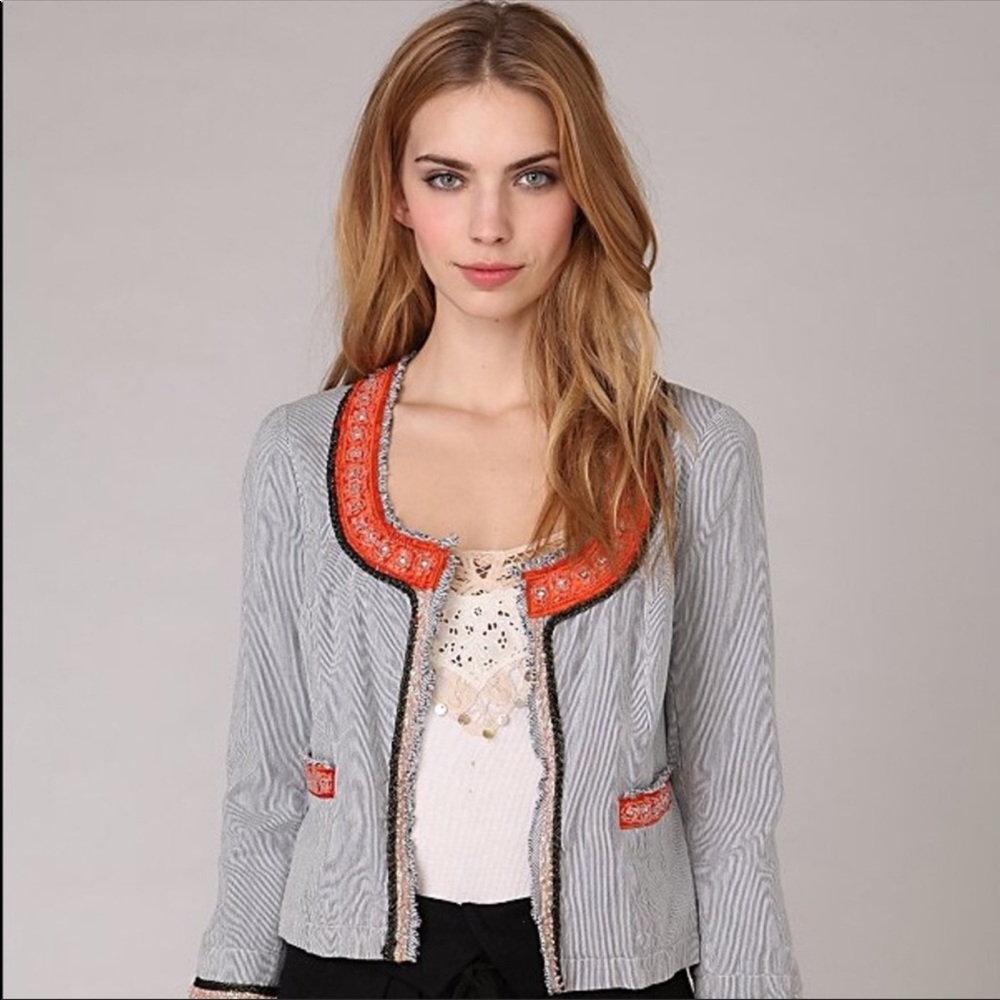 Free People My Fair Lady Blazer Jacket